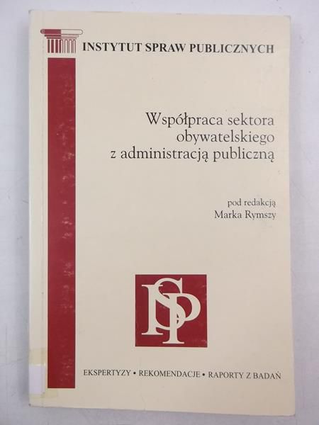 Współpraca sektora obywatelskiego z administracją publiczną