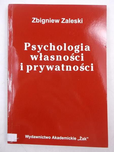 Psychologia własności i prywatności