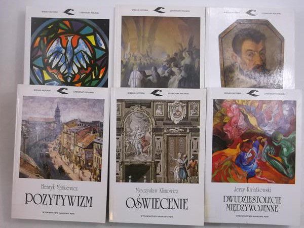 Kwiatkowski  - Wielka historia literatury polskiej, zestaw 6 książek