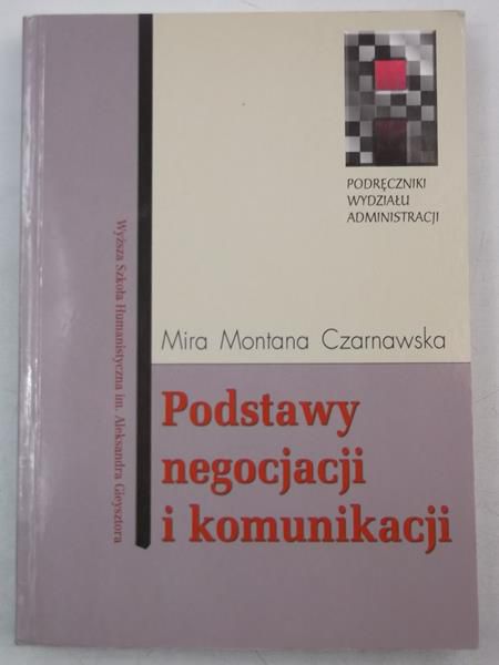 Podstawy negocjacji i komunikacji