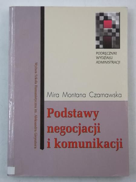 Podstawy negocjacji i komunikacji