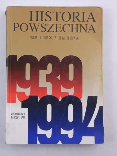 Historia powszechna 1939 - 1994