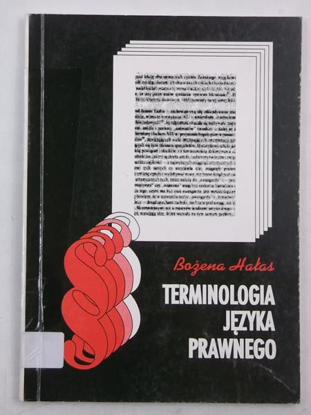 Hałas Bożena - Terminologia języka prawnego