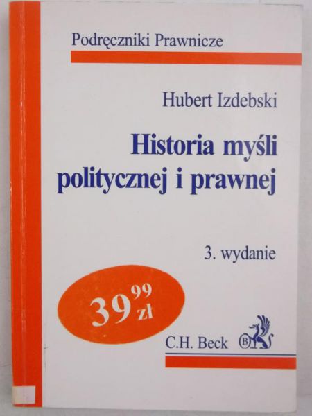 Historia myśli politycznej i prawnej
