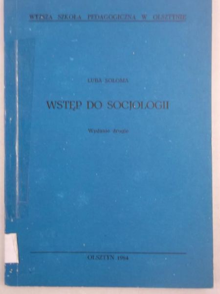 Wstęp do socjologii