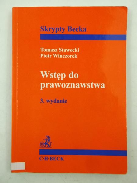 Skrypty Becka: Wstęp do prawoznawstwa