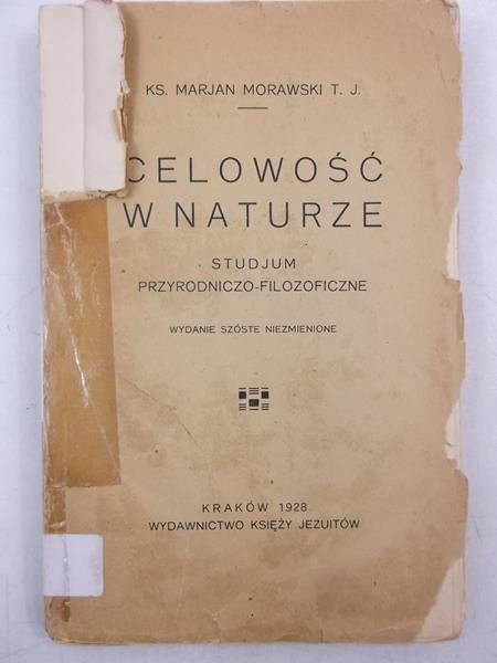 Celowość w naturze, 1928 r.