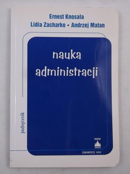 Nauka administracji