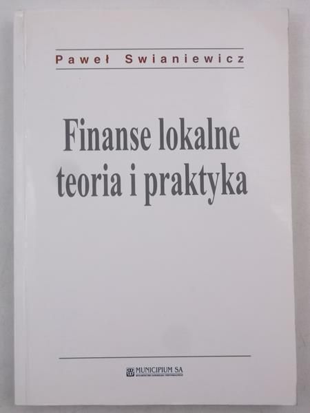 Finanse lokalne teoria i praktyka