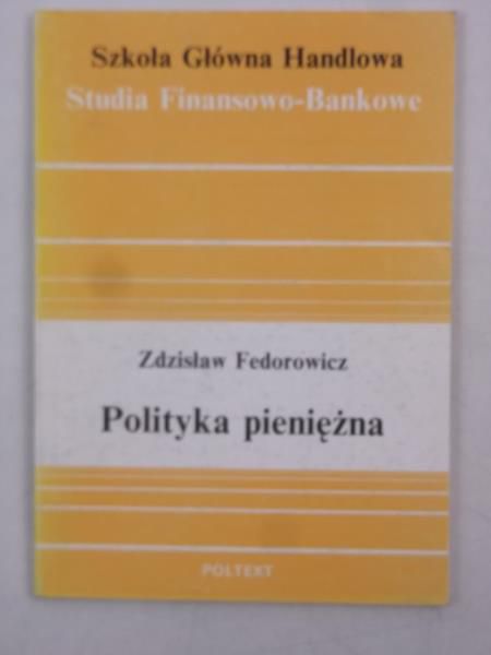 Polityka pieniężna
