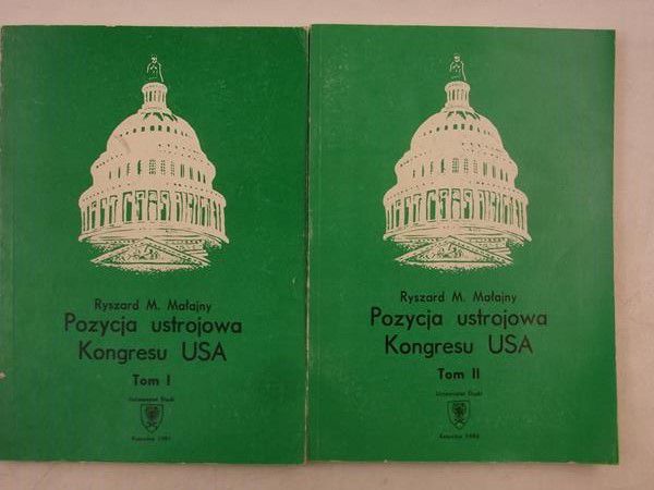 Pozycja ustrojowa Kongresu USA, Tom I-II
