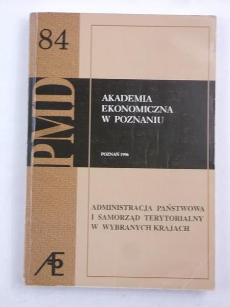 Administracja państwowa i samorząd terytorialny w wybranych krajach