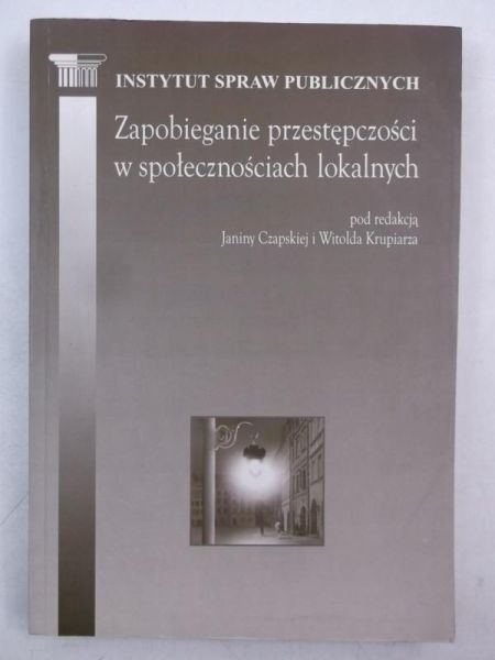 Zapobieganie przestępczości w społecznościach lokalnych