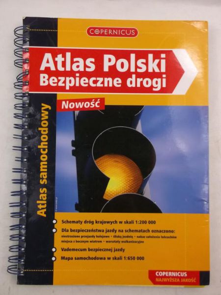 Atlas Polski, bezpieczne drogi, atlas samochodowy