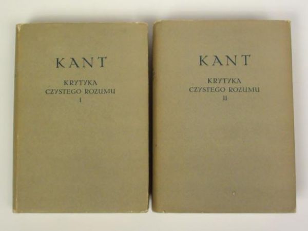 Krytyka czystego rozumu Tom I-II (komplet) BKF