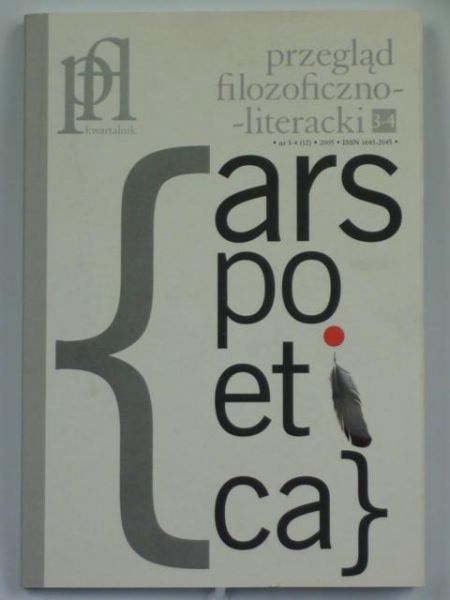 Przegląd filozoficzno-literacki, nr 3-4, 2005