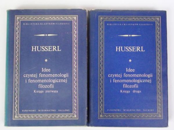 Idee czystej fenomenologii i fenomenologicznej filozofii, Tom I-II BKF