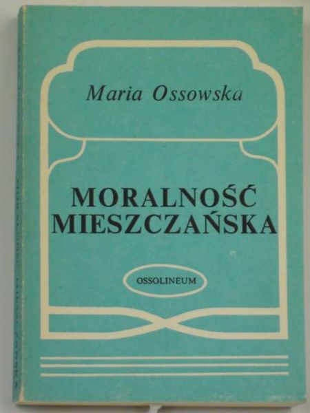 Moralność mieszczańska