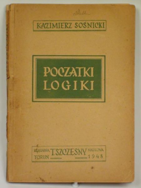 Początki logiki