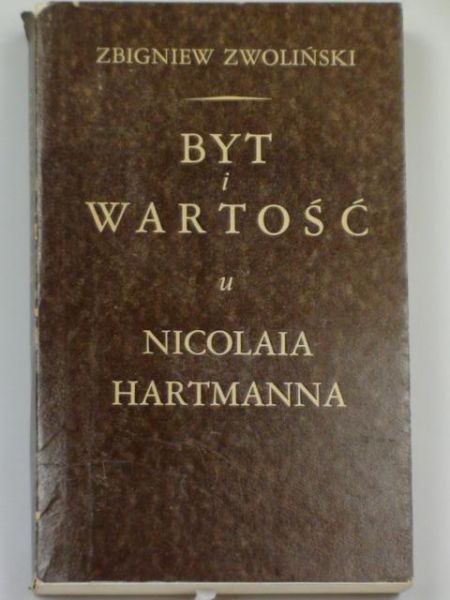Byt i wartość u Nicolaia Hartmanna