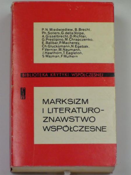 Lam Andrzej, Owczarek Bogdan (oprac.) - Marksizm i literaturoznawstwo współczesne