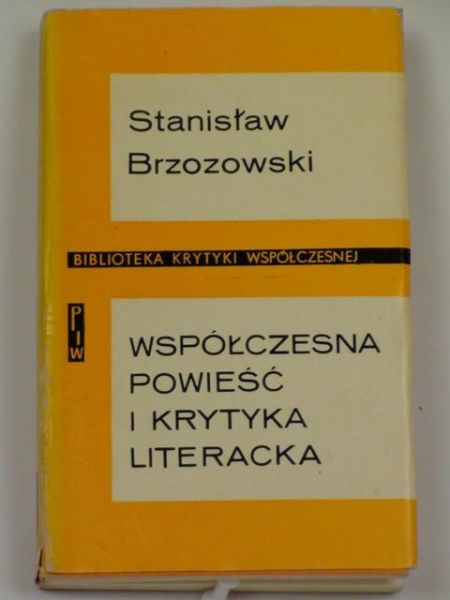 Współczesna powieść i krytyka literacka