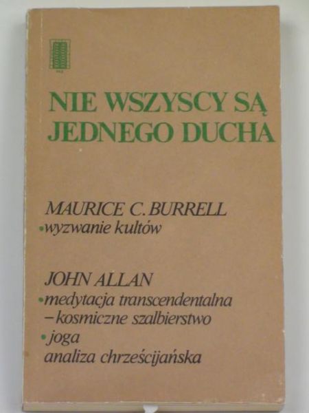 Burrell M., Allan J. - Nie wszyscy są jednego ducha