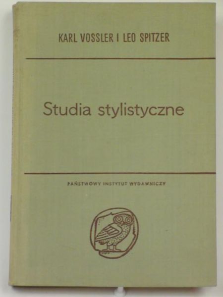 Vossler K.,   - Studia stylistyczne