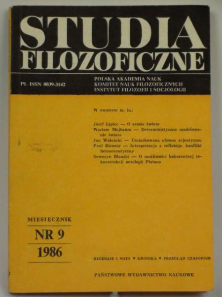 Studia Filozoficzne Nr2 1984