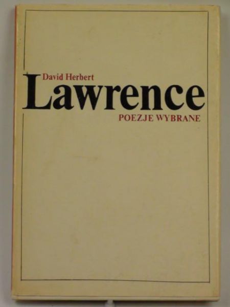 Lawrence - poezje wybrane