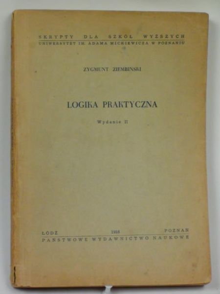 Ziembiński Zygmunt - Logika praktyczna