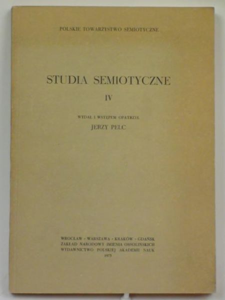 Studia semiotyczne IV