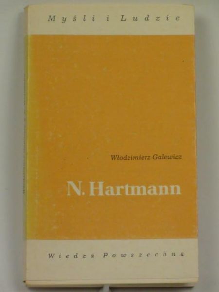 Galewicz Włodzimierz - N. Hartmann