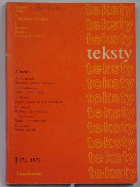 Teksty 1/73