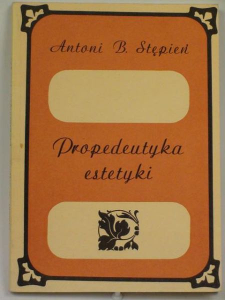Propedeutyka estetyki