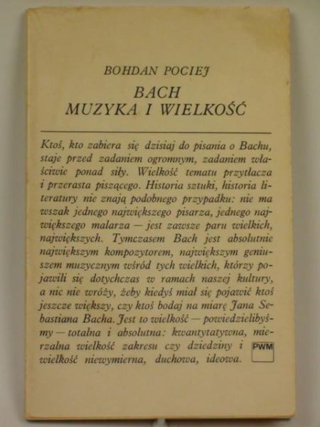 Bach. Muzyka i wielkość