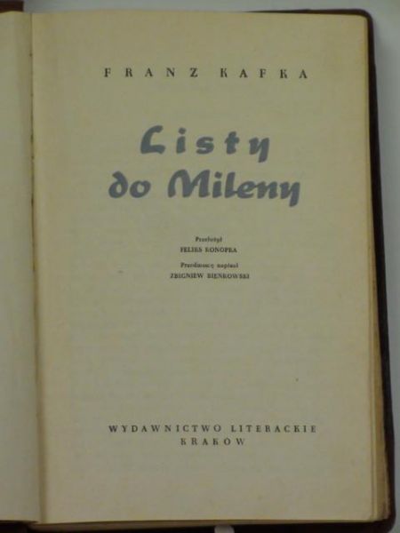 Listy do Mileny