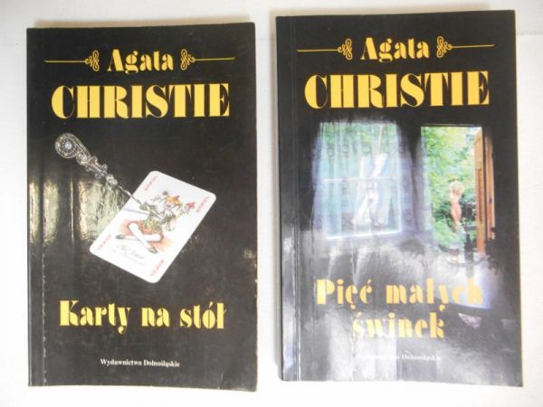 Christie Agata - Pięć małych świnek/Karty na stół