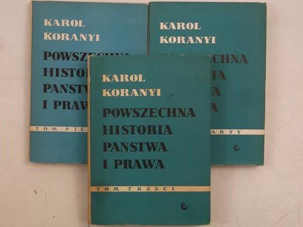 l - Powszechna historia państwa i prawa, tom I, III, IV