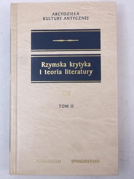Rzymska krytyka i teoria literatury