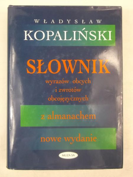 Słownik wyrazów obcych i zwrotów obcojęzycznych a almanachem