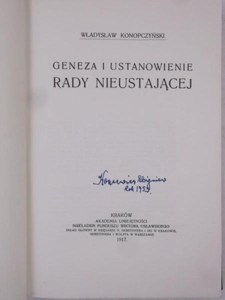Geneza rady nieustającej, 1917 r.