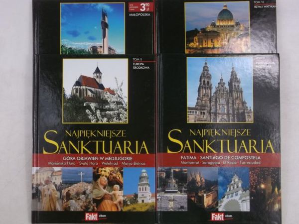 Najpiękniejsze sanktuaria. Fakt Album, zestaw 4 książek