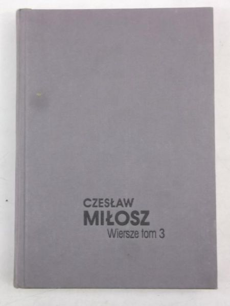 Wiersze tom 3