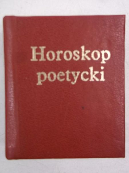 Lam Andrzej (przedm.) - Horoskop poetycki. Pani, Miniatura