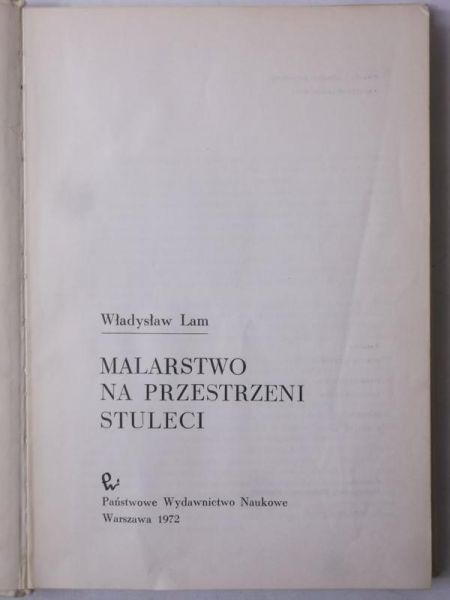 Lam Władysław - Malarstwo na przestrzeni stuleci