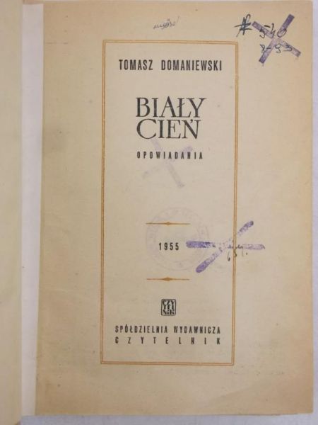 Biały cień. Opowiadania