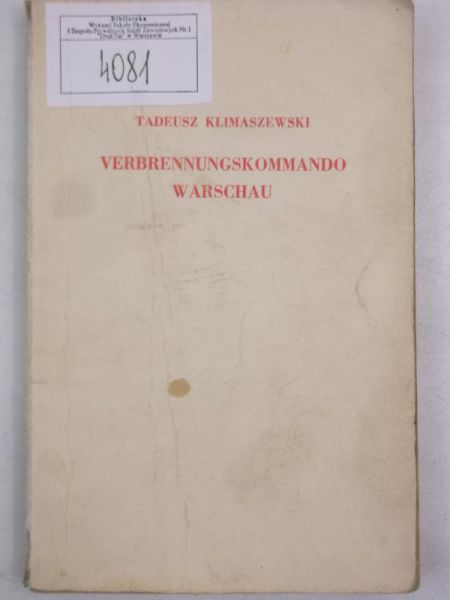 Verbrennungs-kommando Warschau