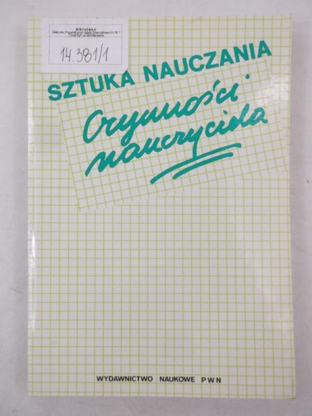Sztuka nauczania czynności nauczyciela