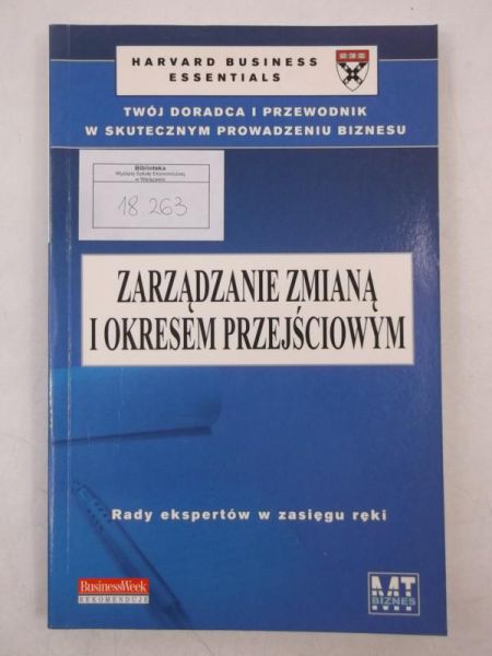Zarządzanie zmianą i okresem przejściowym